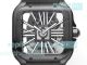 THB Factory Swiss Clone Cartier Santos Skeleton 39.8mm Black Watch Rubber Strap (2)_th.jpg